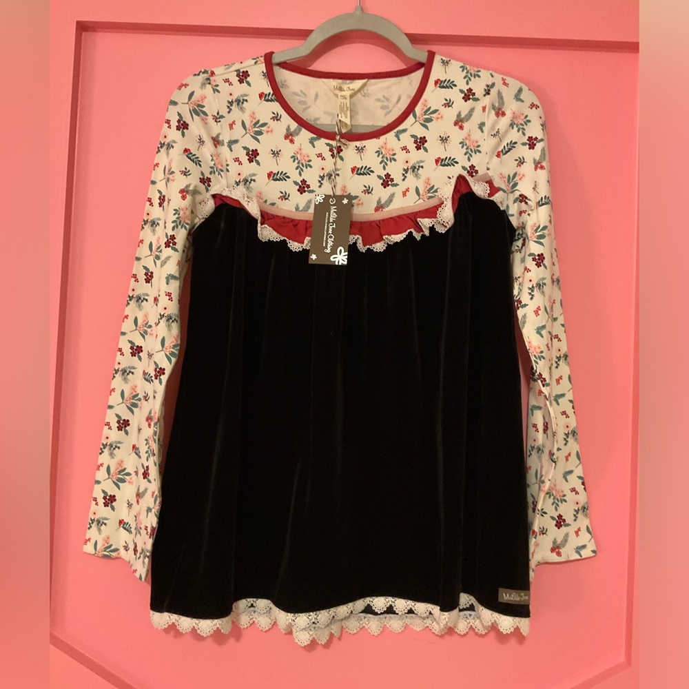 Matilda Jane Holiday Baby Doll Style Tunic, Girls Size 12, 14, and 16, NWT